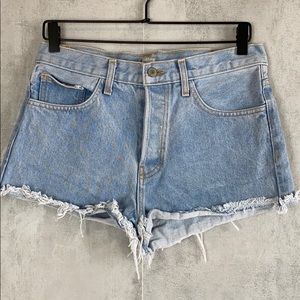 Brandy Melville high rise cut off denim shorts
